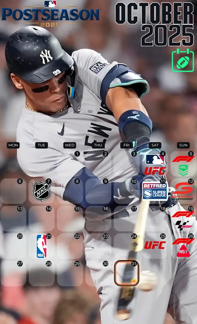October 2025 Calendar Preview